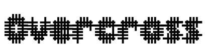 Overcross Font Image