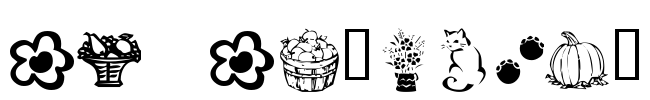 KR Katlings Font Image