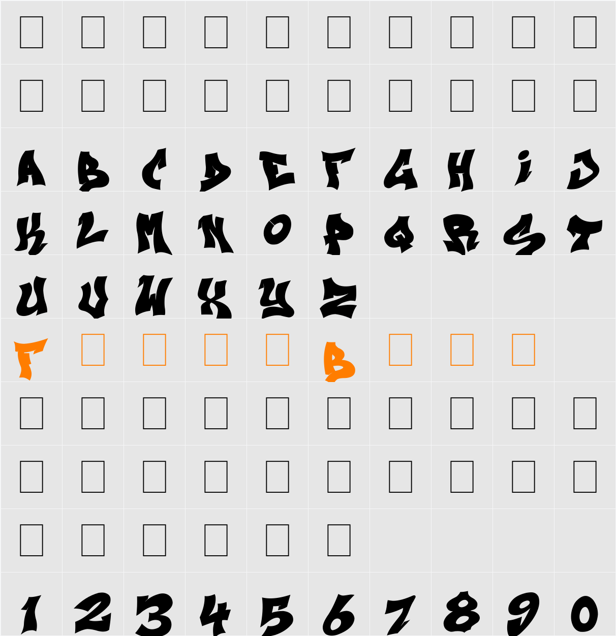 Next Ups Black Character Map