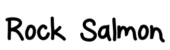 Rock Salmon Font Image