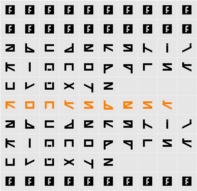 Zeta Character Map