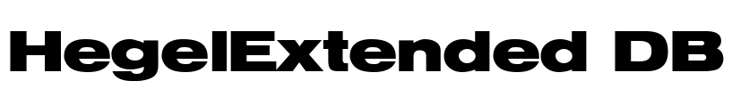 HegelExtended DB Font Image