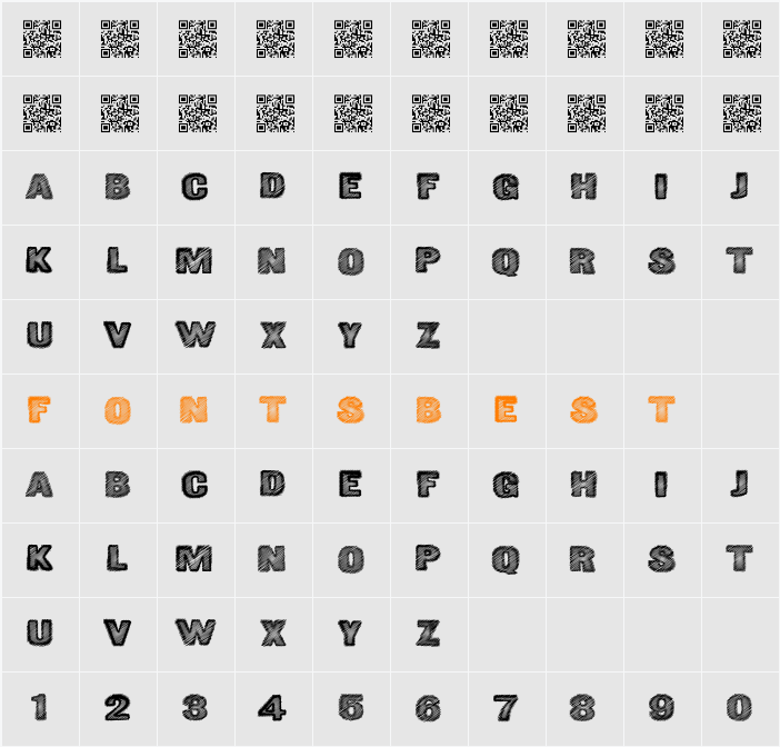 GreatShake Character Map