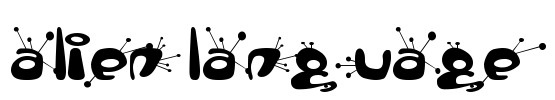 alien language