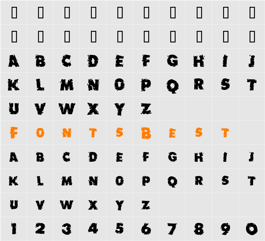 Earthshaker Character Map
