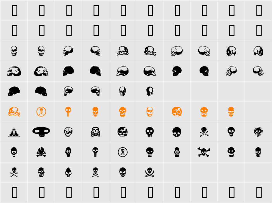 SkullBearer AOE Character Map