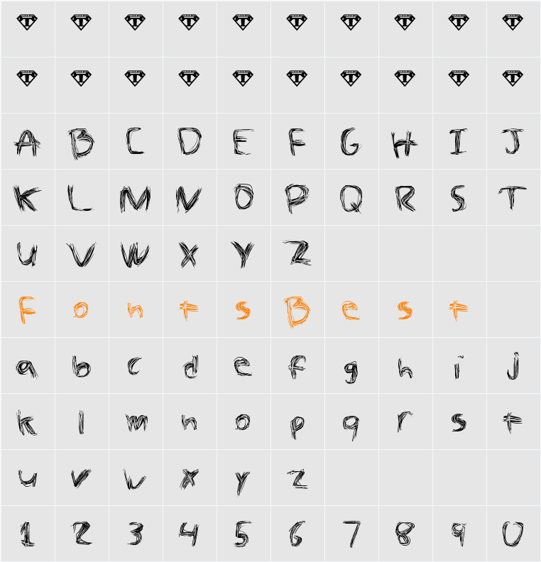 The Spaz Character Map