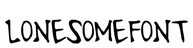 LonesomeFont