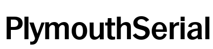 PlymouthSerial Font Image