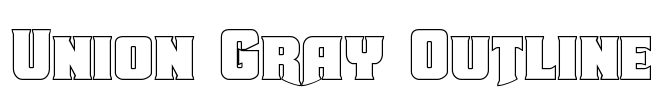 Union Gray Outline