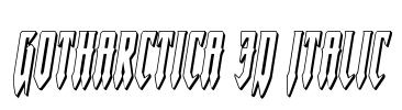 Gotharctica 3D Italic
