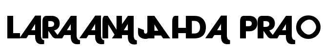 Laranjha Pro Font Image