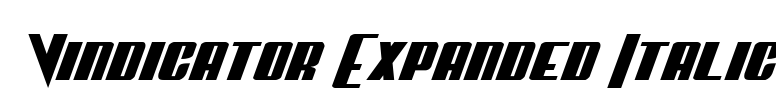 Vindicator Expanded Italic