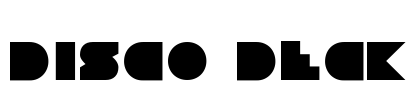 Disco Deck Font Image