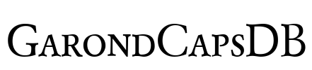 GarondCapsDB