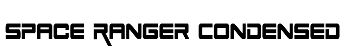 Space Ranger Condensed Font Image
