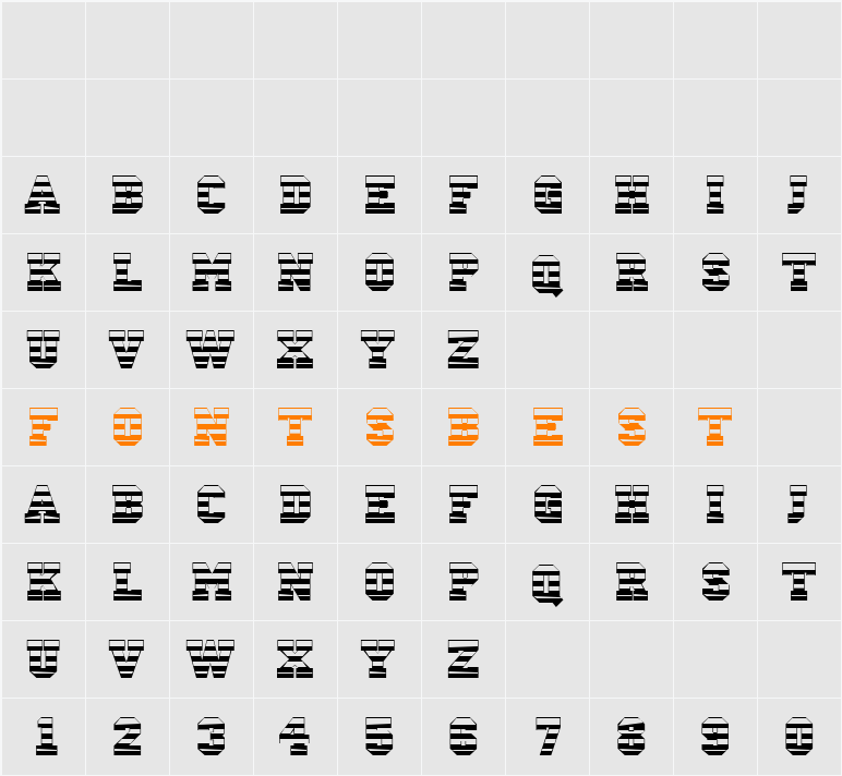 a_CampusMr Character Map