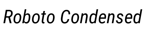 Roboto Condensed