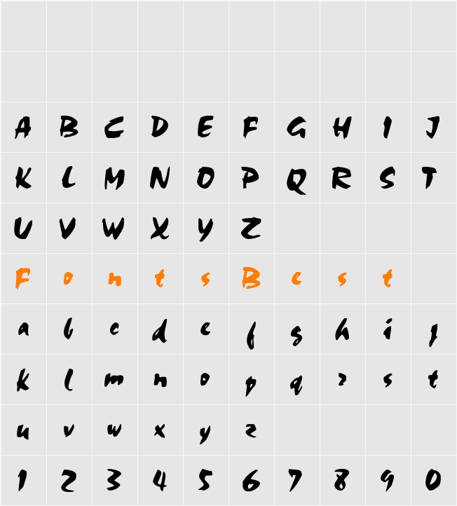 Scrib- Character Map