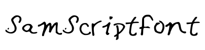 SamScriptFont