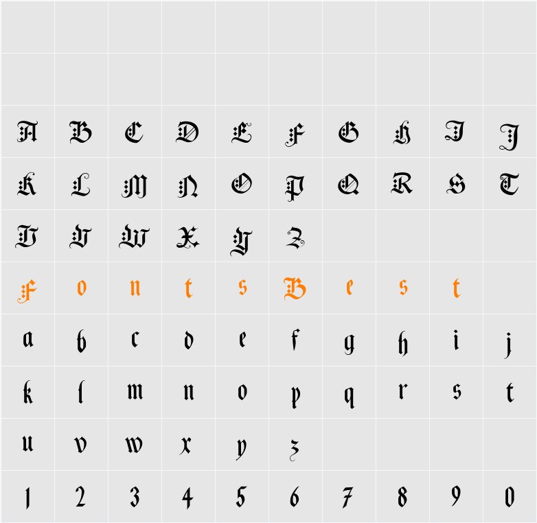 BlackKnightFLF Character Map
