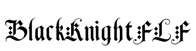 BlackKnightFLF Font Image