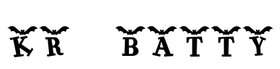 KR Batty Font Image