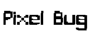 Pixel Bug Font Image