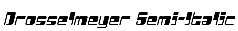 Drosselmeyer Semi-Italic