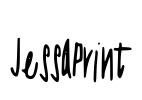JessaPrint Font Image