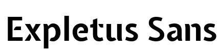 Expletus Sans Font Image