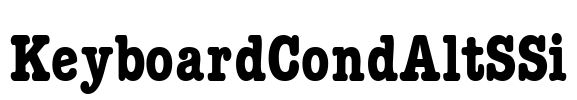 KeyboardCondAltSSi