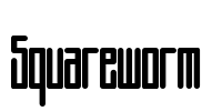Squareworm Font Image