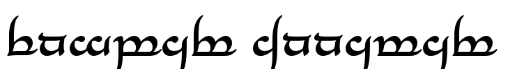 Tengwar Annatar Font Image