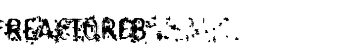 ReactorFB Font Image