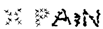 X Pain Font Image
