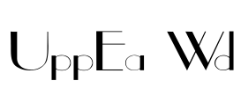 UppEa Wd Font Image