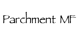 Parchment MF Font Image