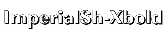 ImperialSh-Xbold Font Image