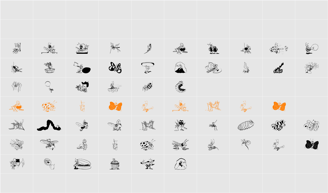 OurLittleDarlings-One Character Map