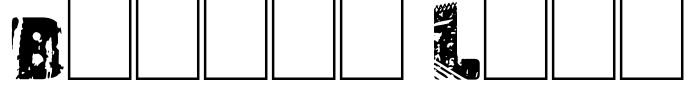 Border Line Font Image