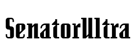 SenatorUltra Font Image