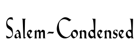Salem-Condensed Font Image