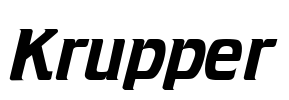 Krupper Font Image