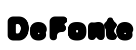 DeFonte Font Image