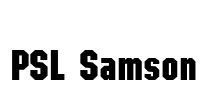 PSL Samson Font Image