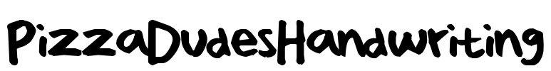 PizzaDudesHandwriting