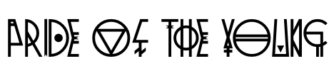 Pride Of The Young Font Image