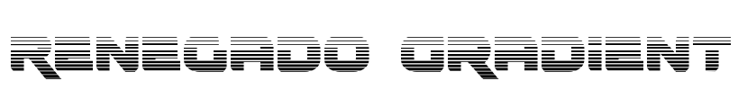 Renegado Gradient Font Image