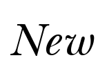 New Font Image